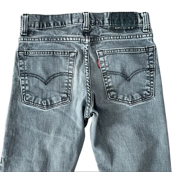 Levi’s 510 Gray Skinny Jeans Sz 16 Reg W28xL28 - Picture 3 of 12